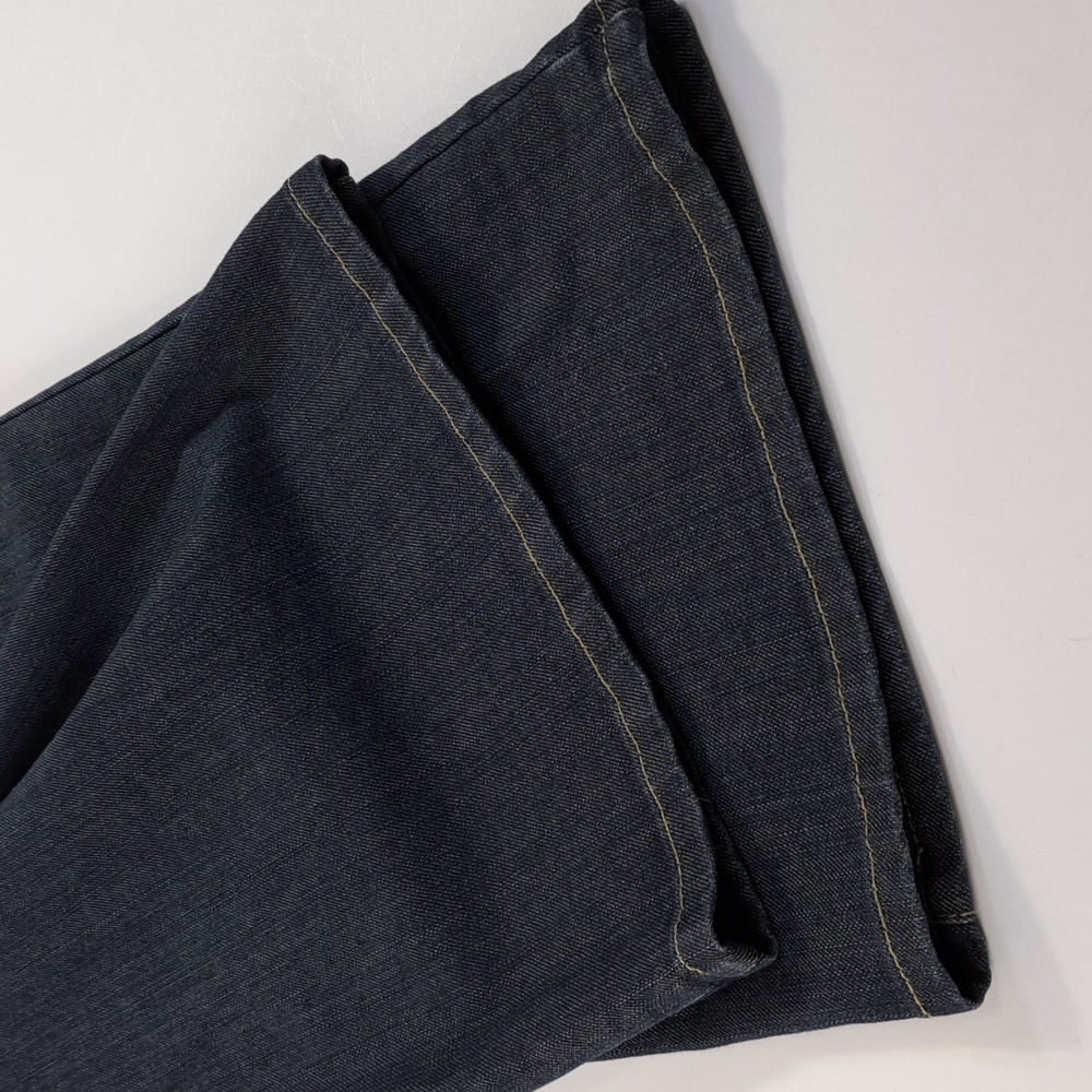 Fashion🔺️Bug Moderately Curvy Dark Wash Wide Leg Blue Jeans Size 22W - Picture 13 of 17